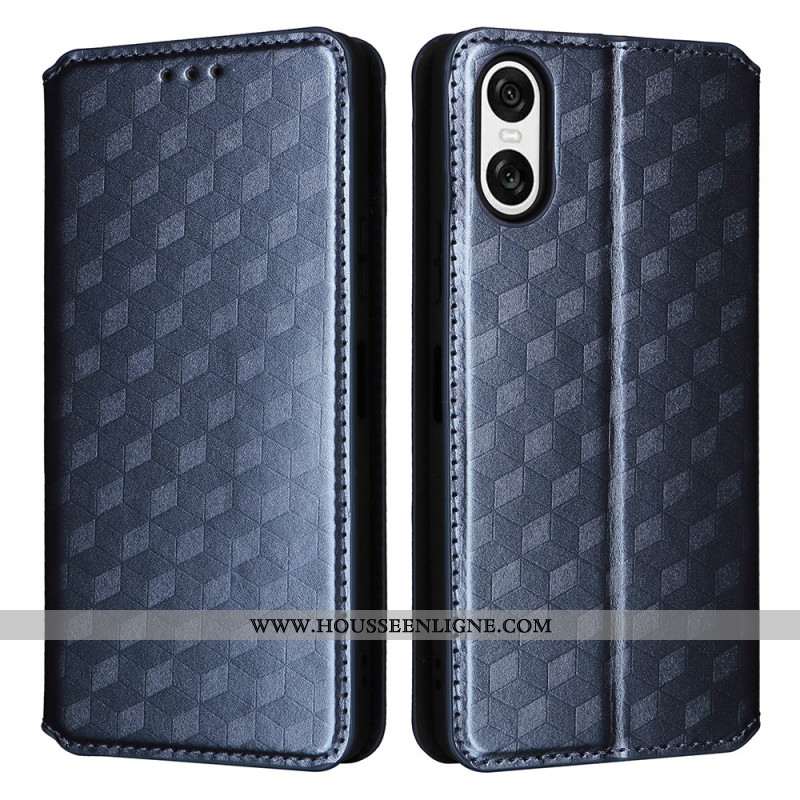 Flip Cover Sony Xperia 10 VI Losanges 3D