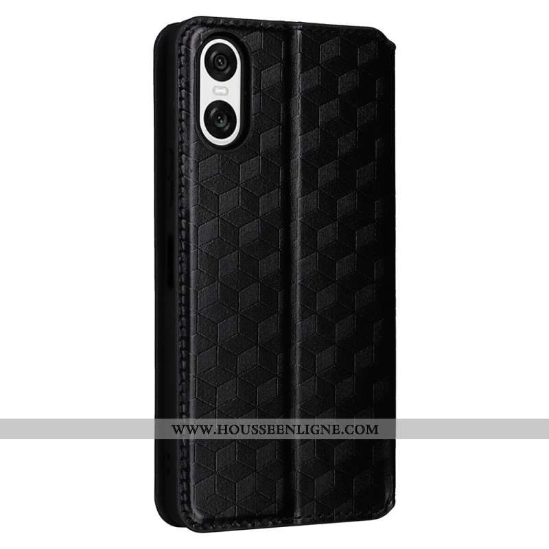 Flip Cover Sony Xperia 10 VI Losanges 3D