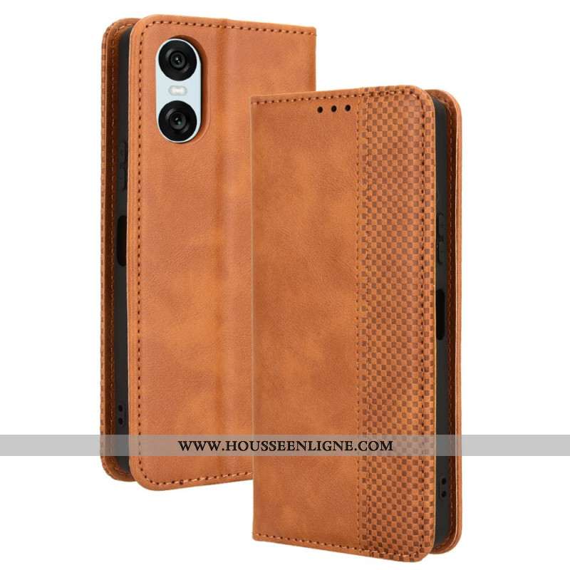 Flip Cover Sony Xperia 10 VI Style Vintage