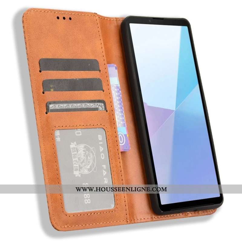 Flip Cover Sony Xperia 10 VI Style Vintage