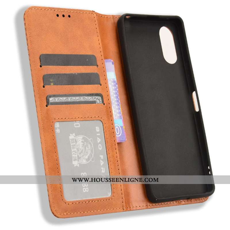 Flip Cover Sony Xperia 10 VI Style Vintage