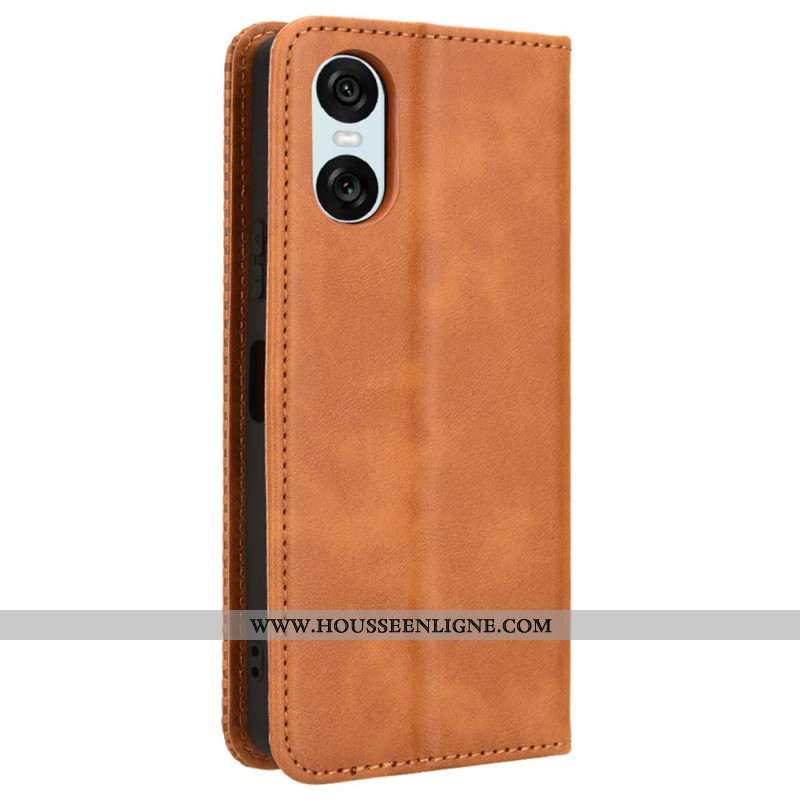 Flip Cover Sony Xperia 10 VI Style Vintage