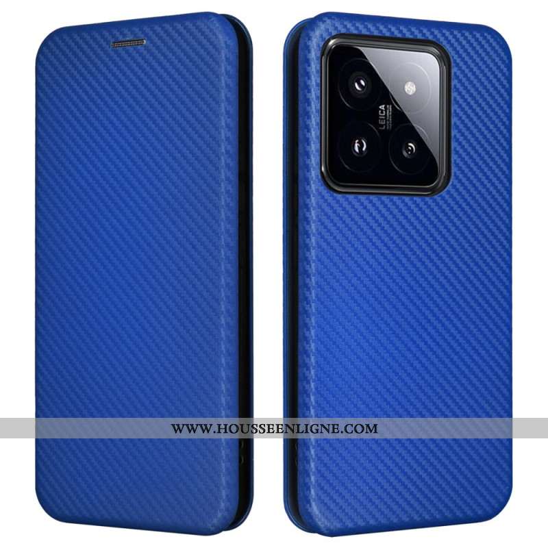 Flip Cover Xiaomi 14 Fibre Carbone