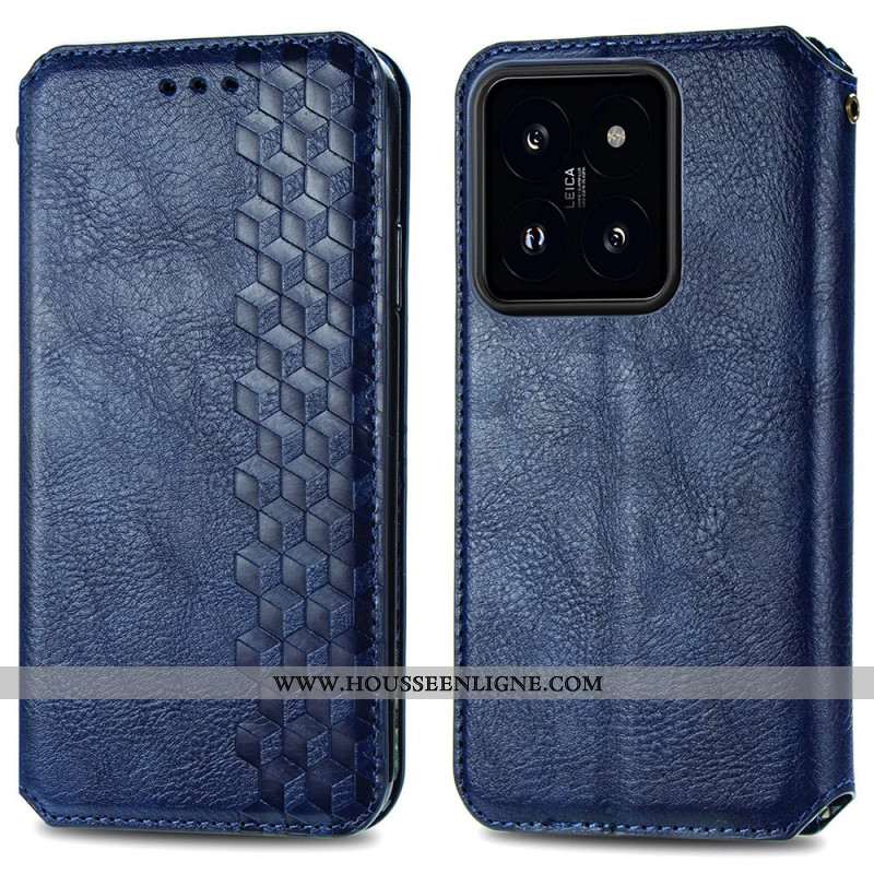 Flip Cover Xiaomi 14 Motif 3D