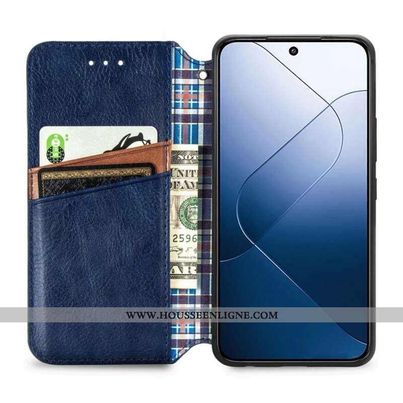 Flip Cover Xiaomi 14 Motif 3D