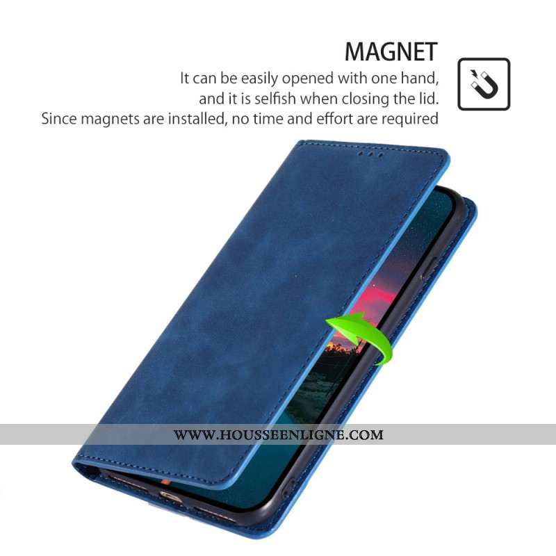 Flip Cover Xiaomi 14 Pro Effet Daim