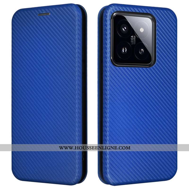 Flip Cover Xiaomi 14 Pro Fibre Carbone