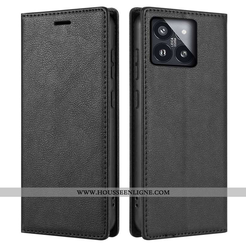 Flip Cover Xiaomi 14 Pro Style Cuir