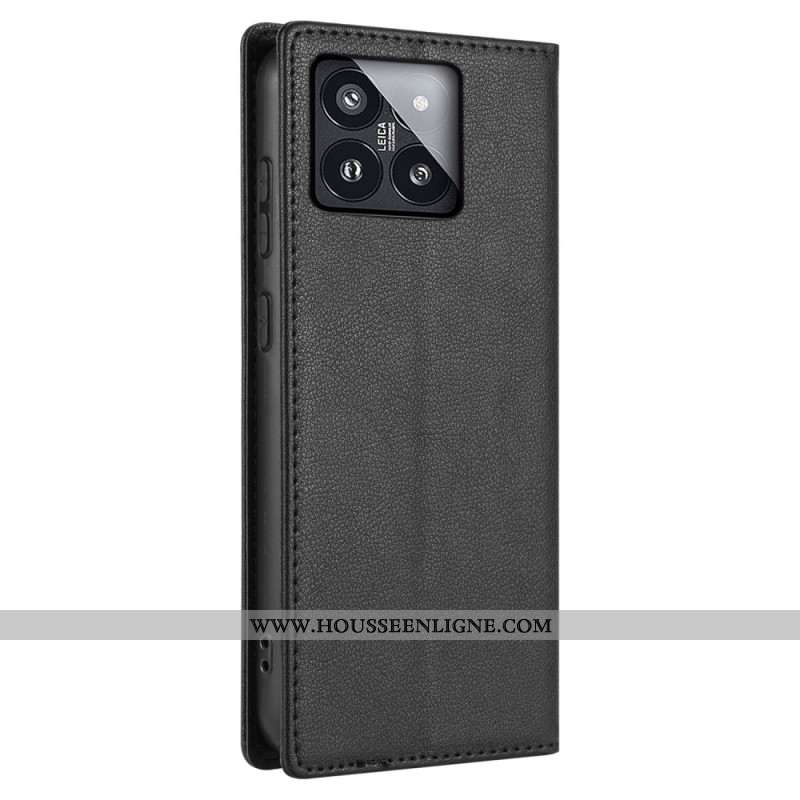 Flip Cover Xiaomi 14 Pro Style Cuir