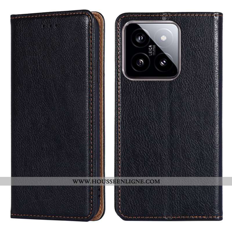 Flip Cover Xiaomi 14 Simili Cuir