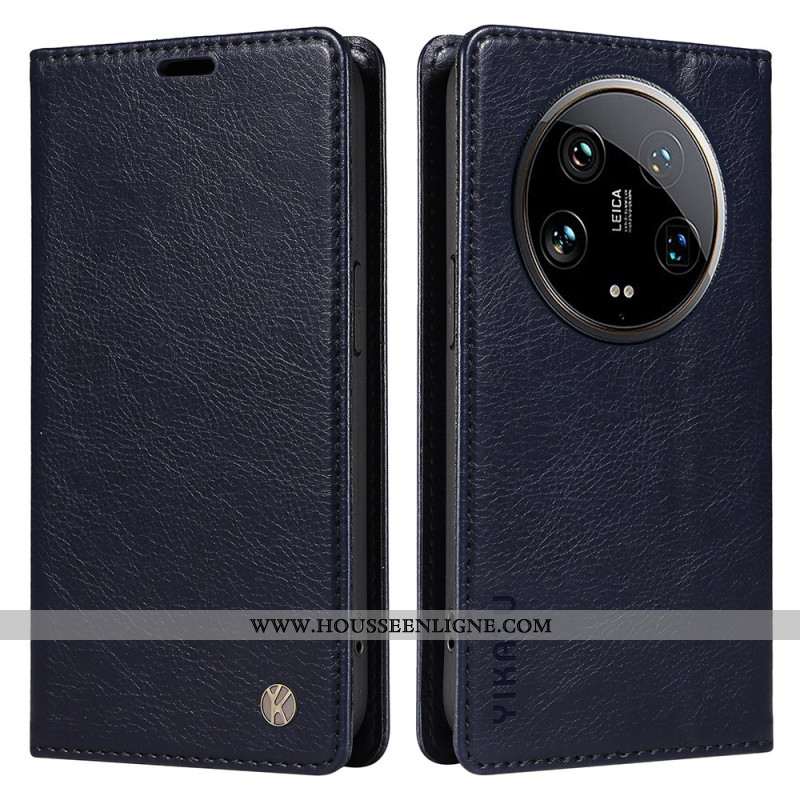 Flip Cover Xiaomi 14 Ultra Style Vintage YIKATU