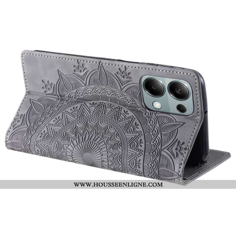 Flip Cover Xiaomi 14T Effet Daim Mandala