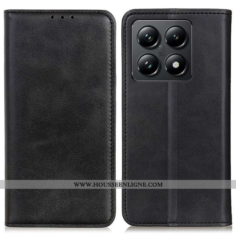 Flip Cover Xiaomi 14T Pro Cuir Fendu