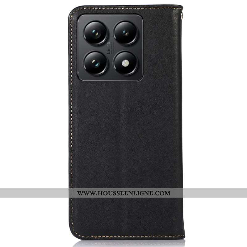 Flip Cover Xiaomi 14T Pro Cuir KHAZNEH