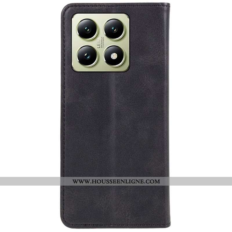 Flip Cover Xiaomi 14T Pro Simili Cuir