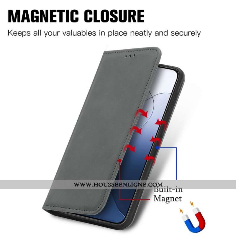 Flip Cover Xiaomi 14T Pro Texture Douce