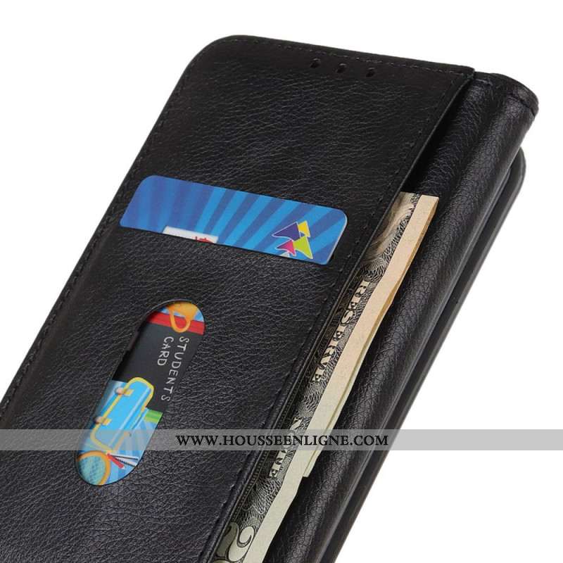 Flip Cover Xiaomi Redmi Note 13 4G Cuir Fendu