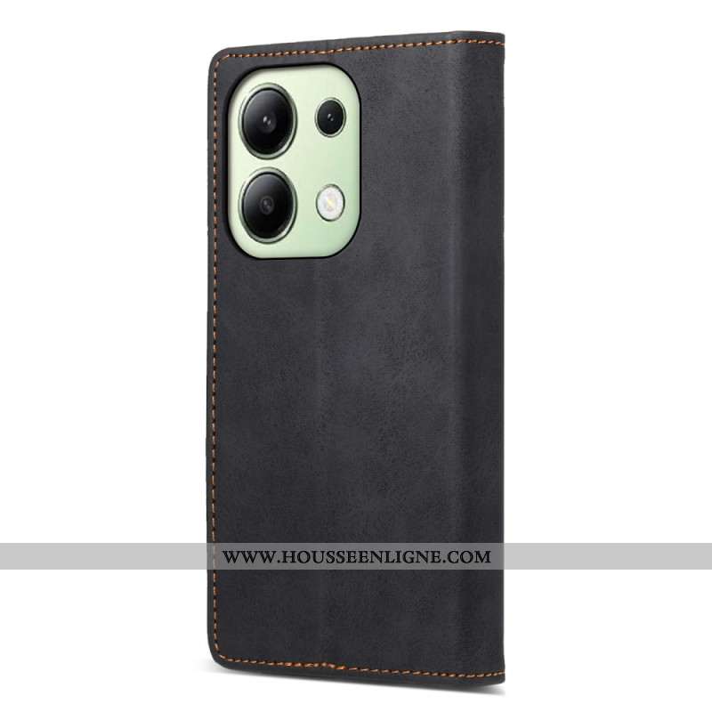 Flip Cover Xiaomi Redmi Note 13 4G Effet Cuir Classique