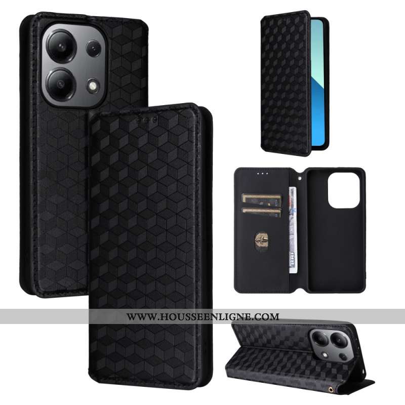 Flip Cover Xiaomi Redmi Note 13 4G Losanges 3D