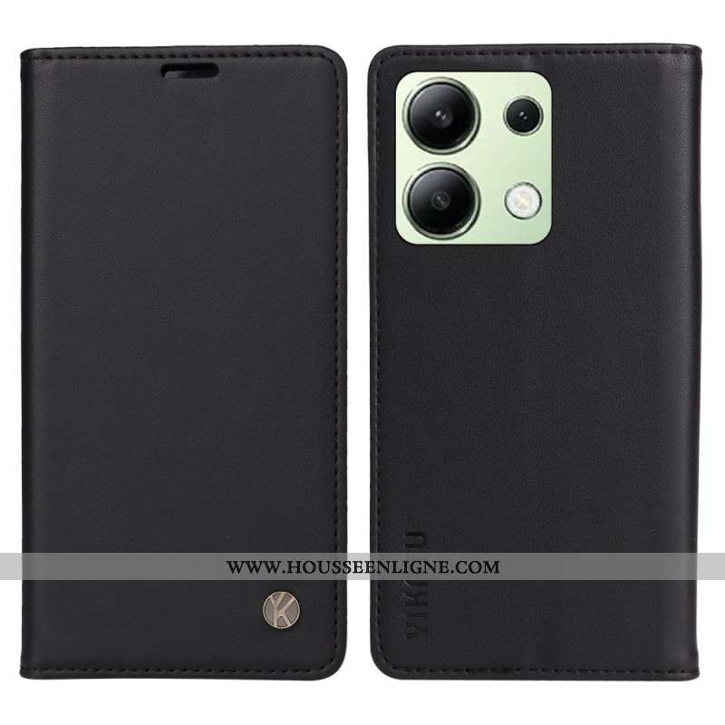 Flip Cover Xiaomi Redmi Note 13 4G Simili CuirYIKATU