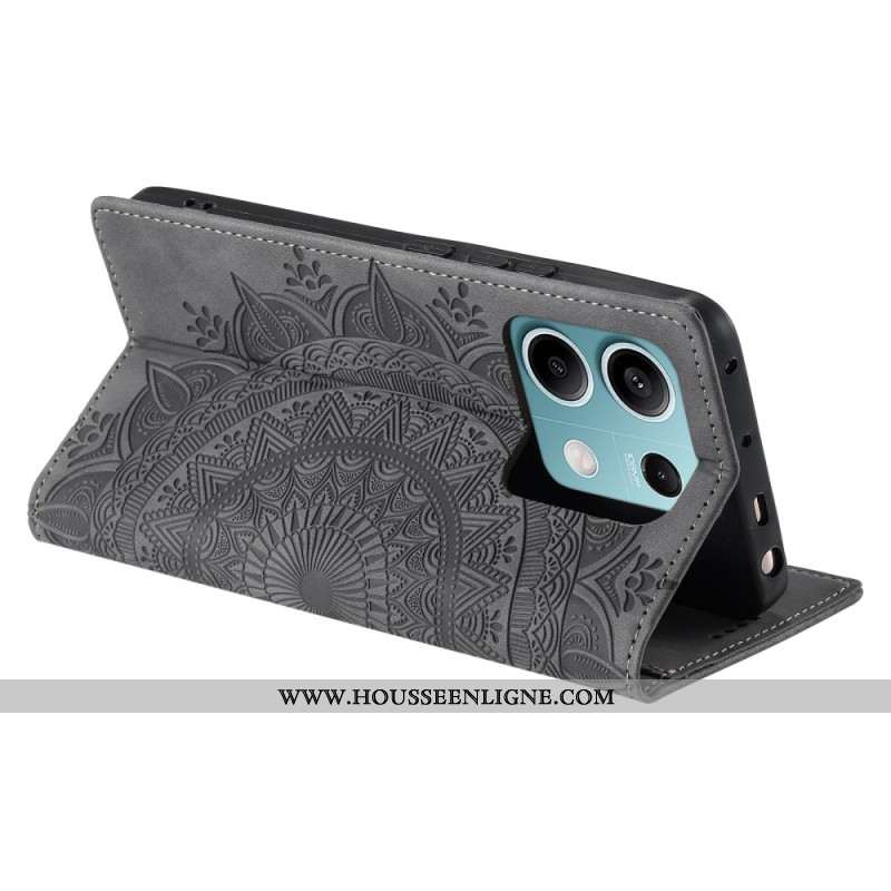 Flip Cover Xiaomi Redmi Note 13 5G Motif Mandala