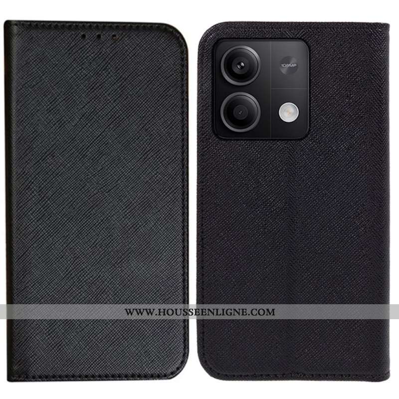 Flip Cover Xiaomi Redmi Note 13 5G Texture Croisée