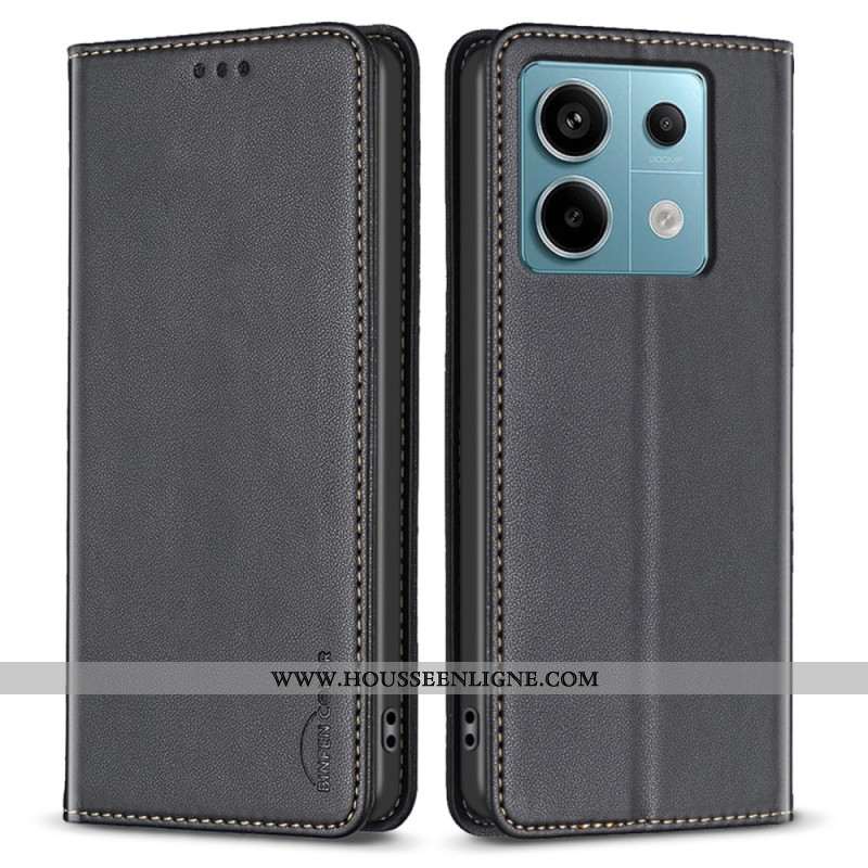 Flip Cover Xiaomi Redmi Note 13 Pro 4G / Poco M6 Pro 4G Classique BINFEN COLOR