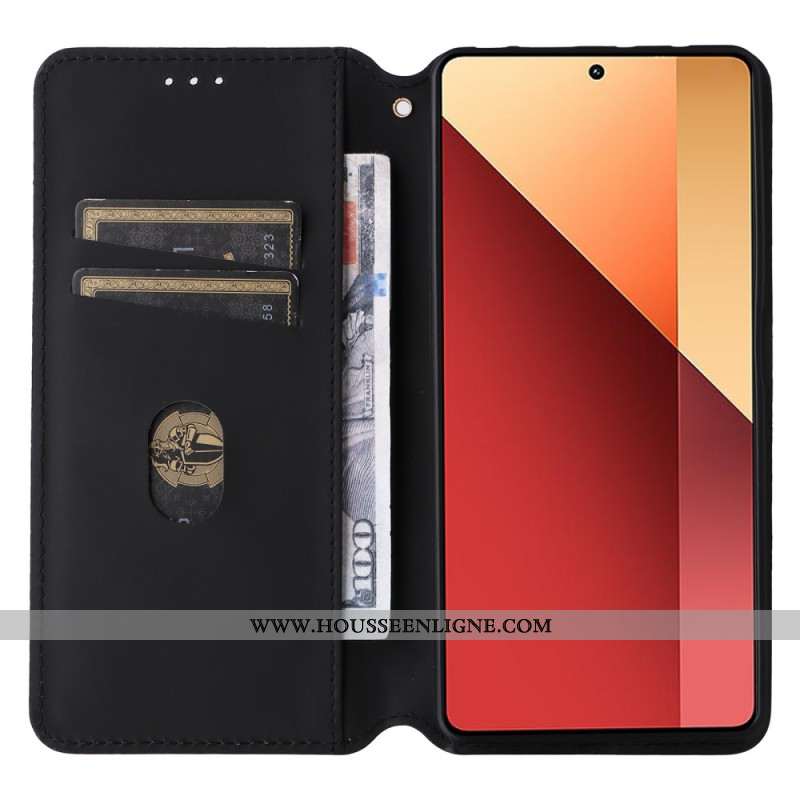 Flip Cover Xiaomi Redmi Note 13 Pro 4G / Poco M6 Pro 4G Motif Losange