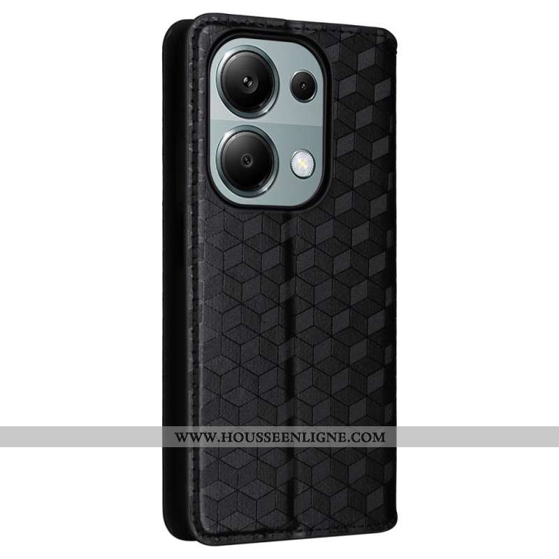 Flip Cover Xiaomi Redmi Note 13 Pro 4G / Poco M6 Pro 4G Motif Losange