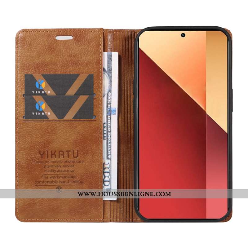 Flip Cover Xiaomi Redmi Note 13 Pro 4G / Poco M6 Pro 4G Vintage YIKATU