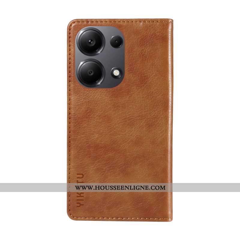 Flip Cover Xiaomi Redmi Note 13 Pro 4G / Poco M6 Pro 4G Vintage YIKATU