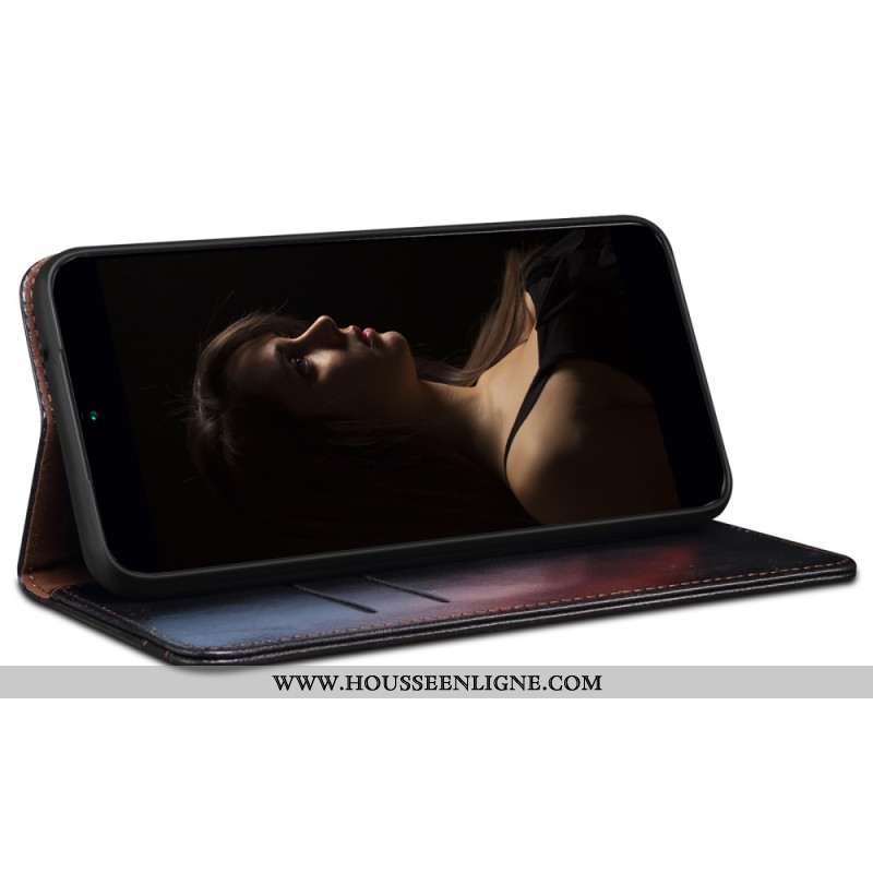 Flip Cover Xiaomi Redmi Note 13 Pro 5G / Poco X6 5G Simili Cuir Ciré