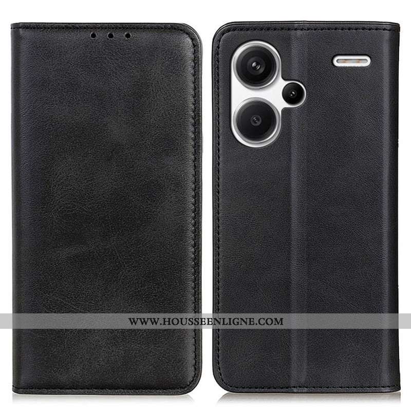 Flip Cover Xiaomi Redmi Note 13 Pro Plus 5G Cuir Fendu