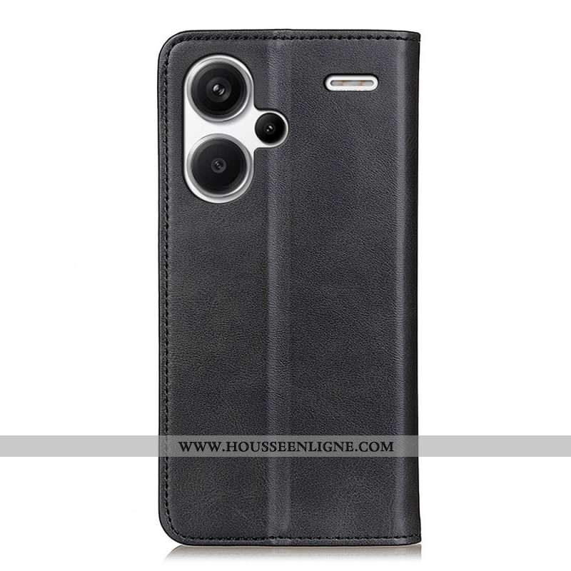 Flip Cover Xiaomi Redmi Note 13 Pro Plus 5G Cuir Fendu