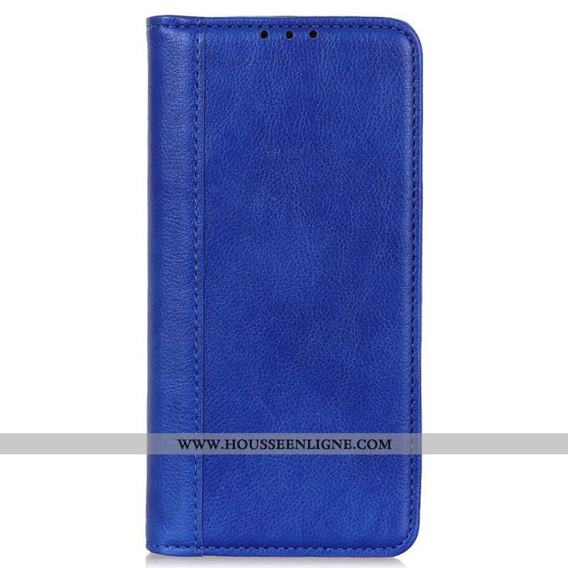 Flip Cover Xiaomi Redmi Note 13 Pro Plus 5G Cuir Fendu Rétro