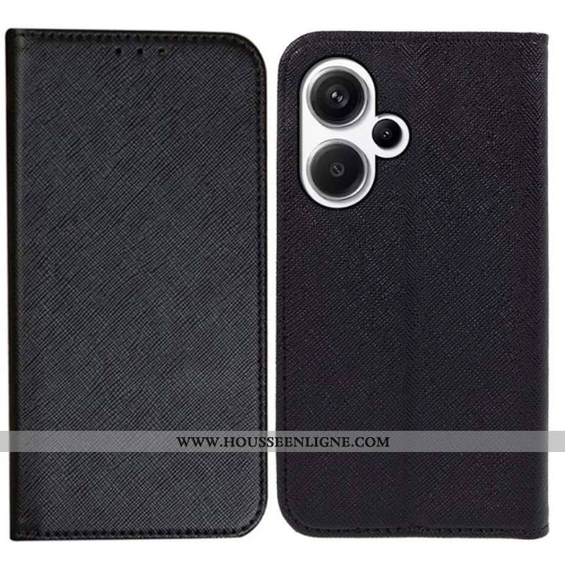 Flip Cover Xiaomi Redmi Note 13 Pro Plus 5G Texture Croisée