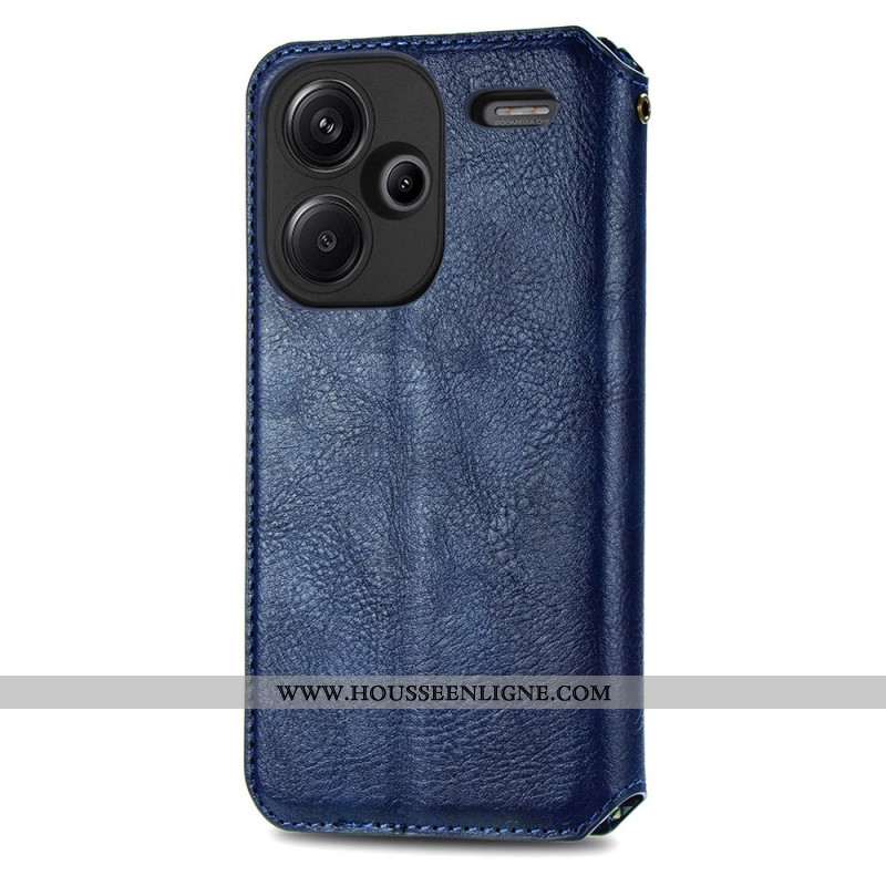 Flip Cover Xiaomi Redmi Note 13 Pro Plus 5G Vintage Motif Losange