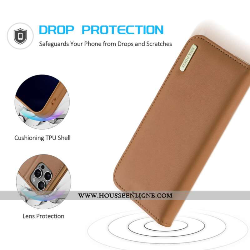 Flip Cover iPhone 16 Pro Hivo Serie DUX DUCIS