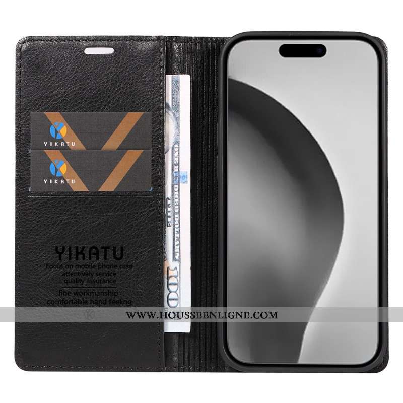 Flip Cover iPhone 16 Pro Max Vintage YIKATU