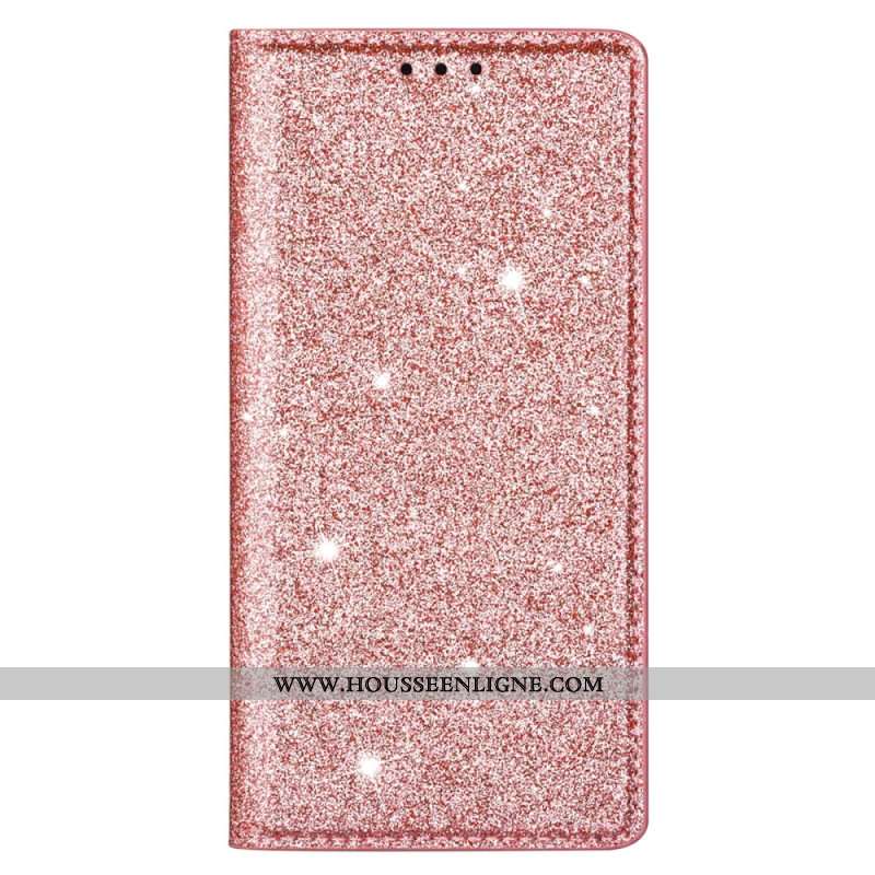 Flip Cover iPhone 16 Pro Paillettes