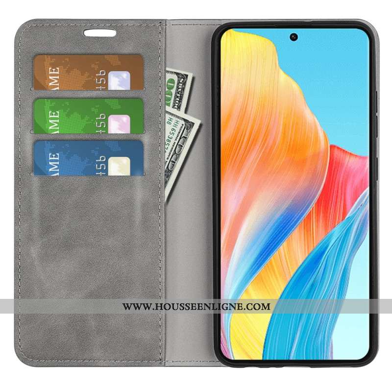 Flip cover Oppo A98 5G Classique