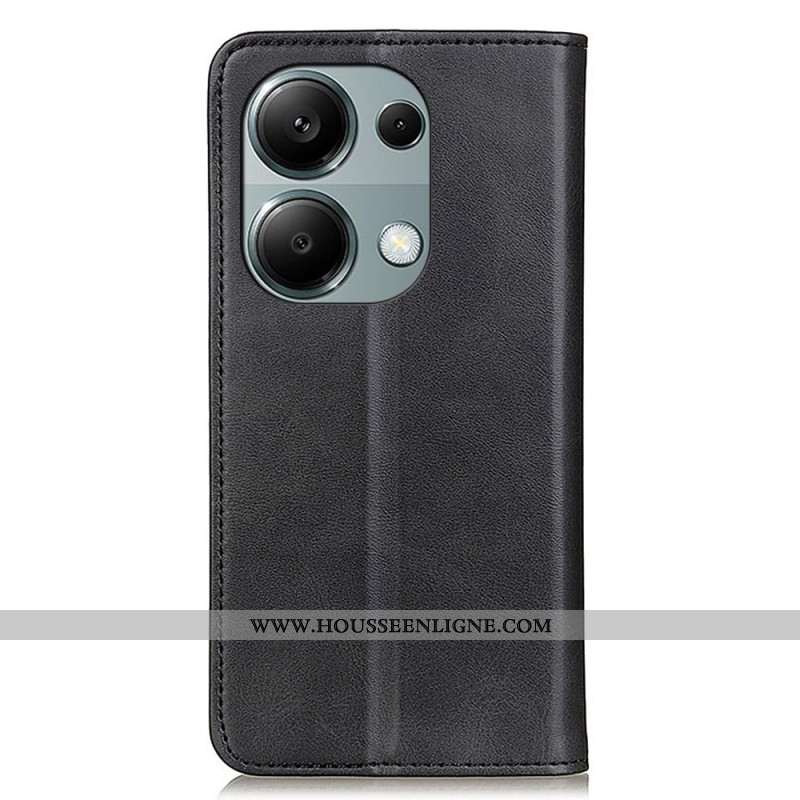 Flip cover Xiaomi Redmi Note 13 Pro 4G / Poco M6 Pro 4G Cuir Fendu