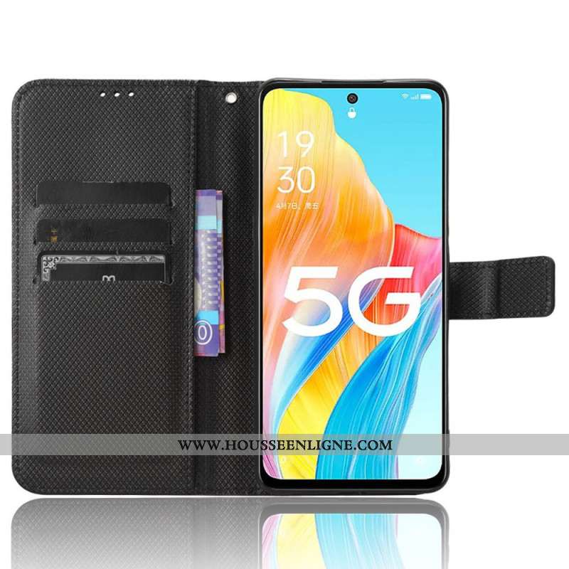 Hhousse Oppo A98 5G Points à Lanière