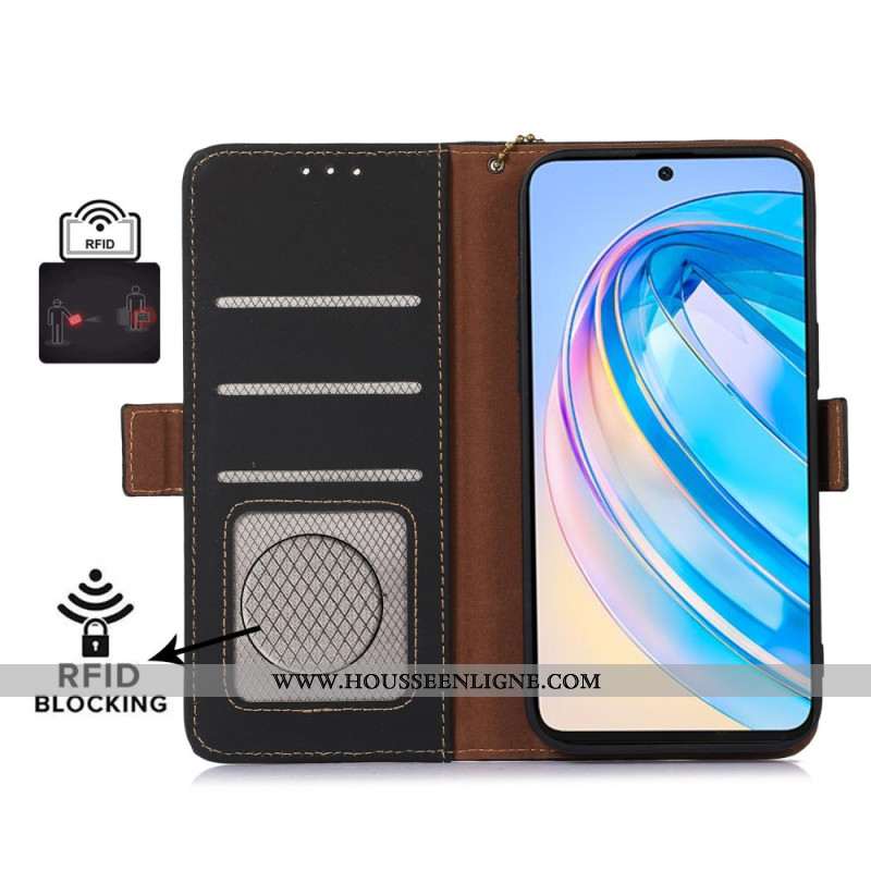 Housse Huawei Nova 12S Cuir Blocage RFID