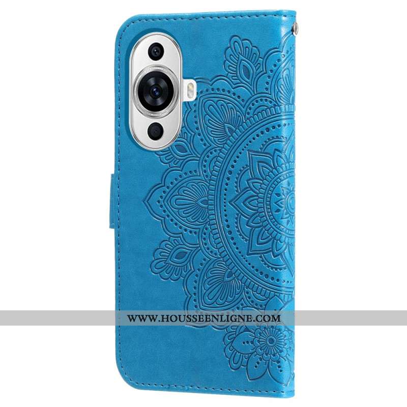 Housse Huawei Nova 12S Décor Mandala à Lanière