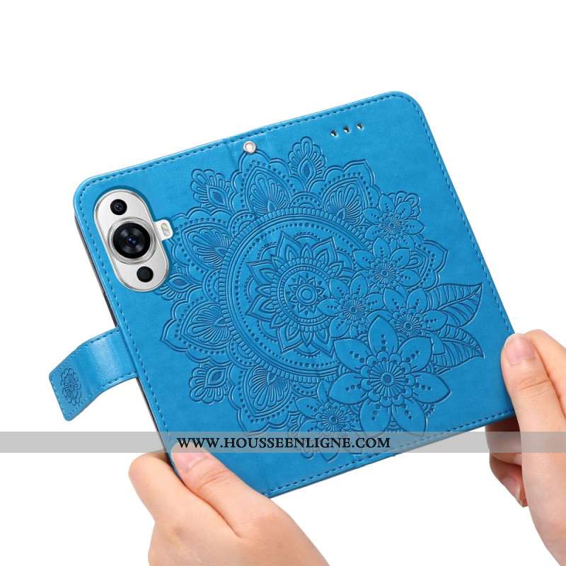 Housse Huawei Nova 12S Décor Mandala à Lanière