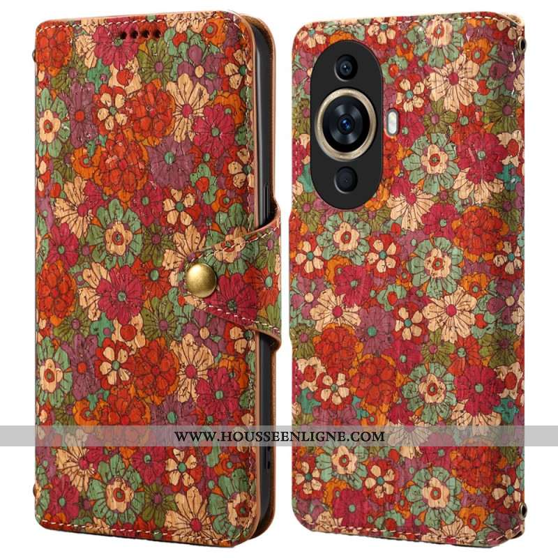 Housse Huawei Nova 12S Motifs Floraux