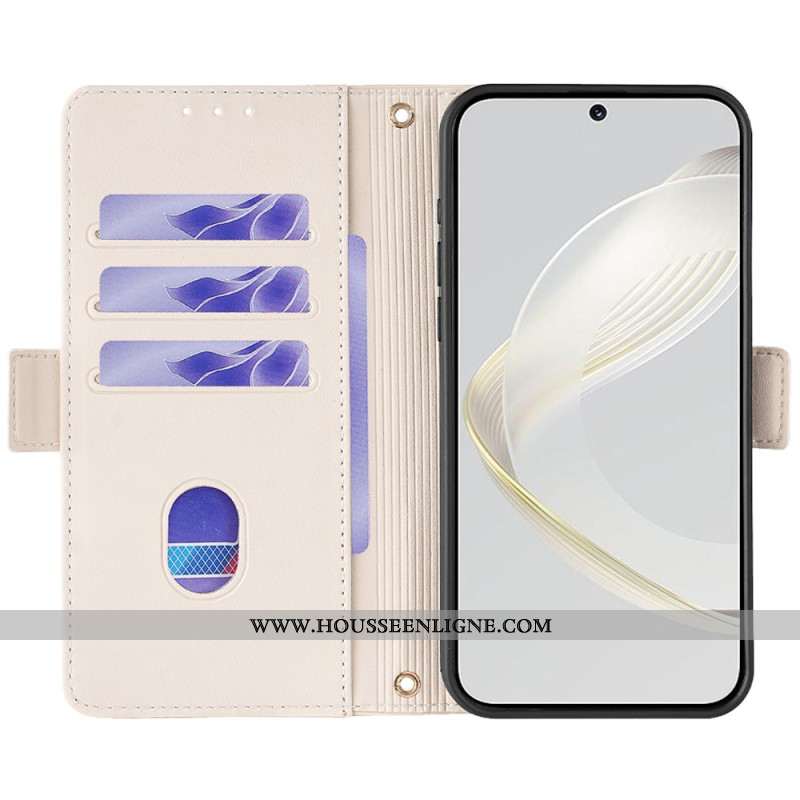 Housse Huawei Pura 70 Blocage RFID et Chaîne Bandoulière