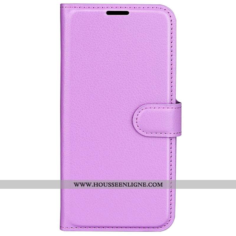 Housse Huawei Pura 70 Simili Cuir Litchi Classique