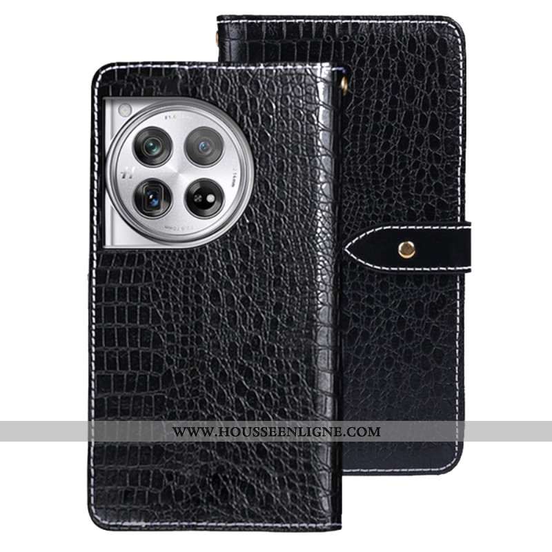 Housse OnePlus 12 5G Texture Crocodile IDEWEI